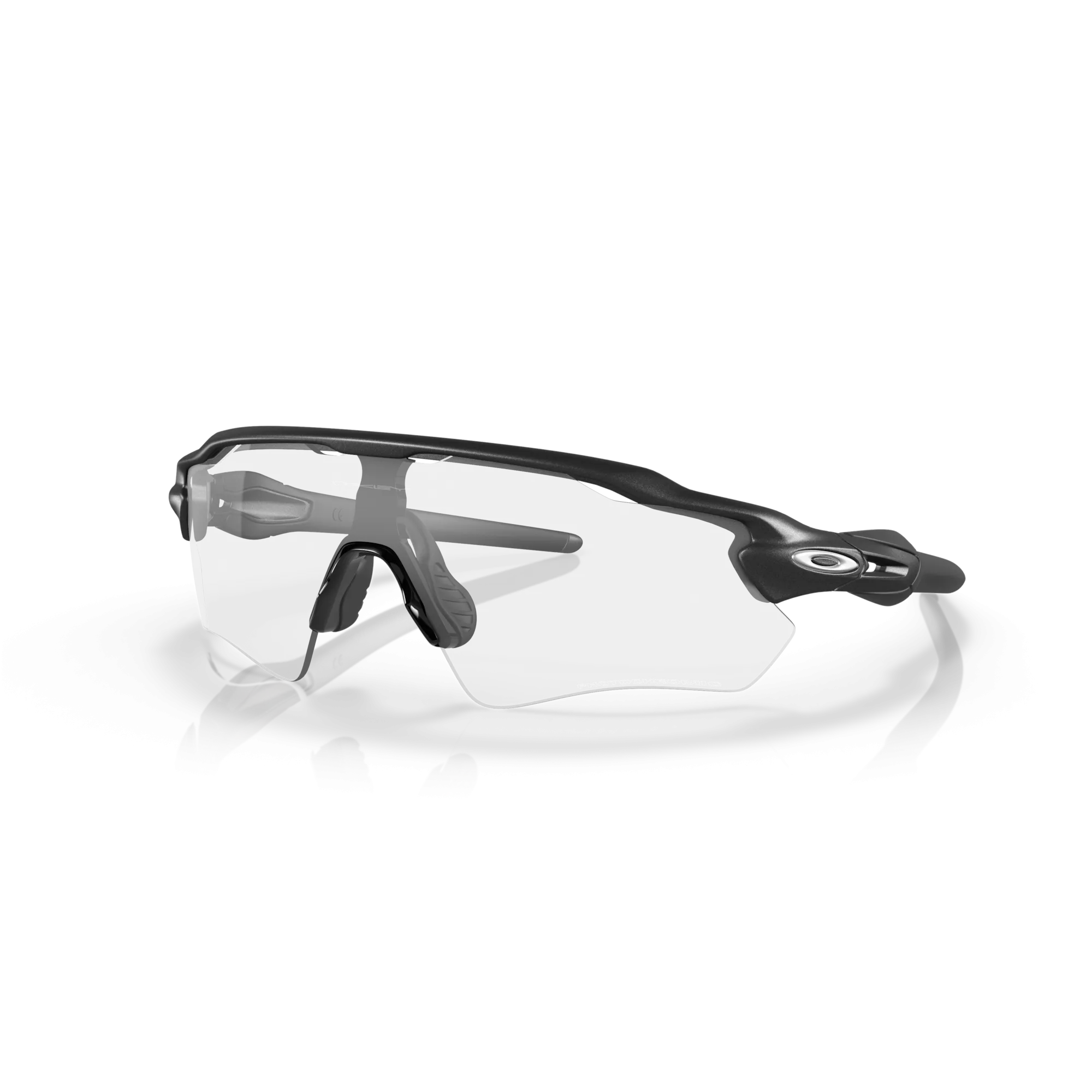 Oakley Radar EV Path Clear To Black Iridium Photochromic Lenses Steel Frame