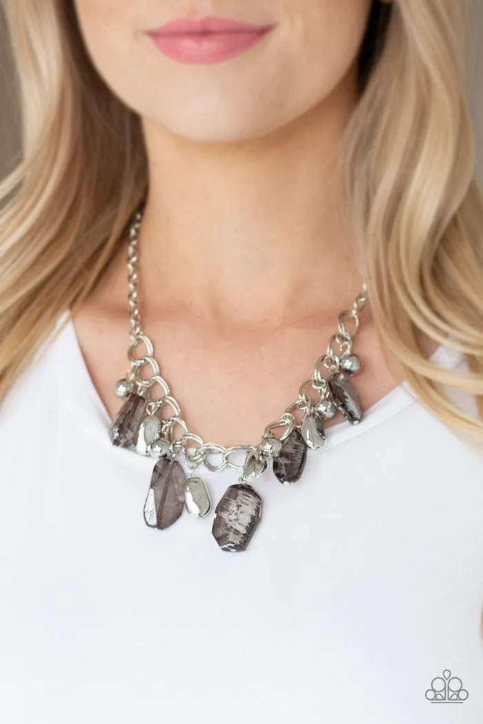 Paparazzi Necklace ~ Chroma Drama - Black