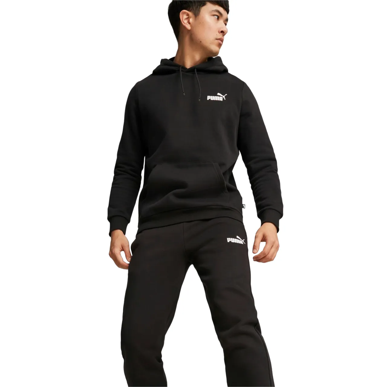 Puma men's tracksuit with hood 676836-01 black