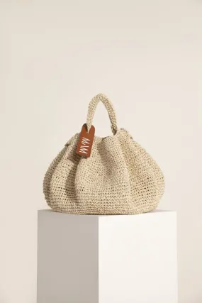 Raffia handbag