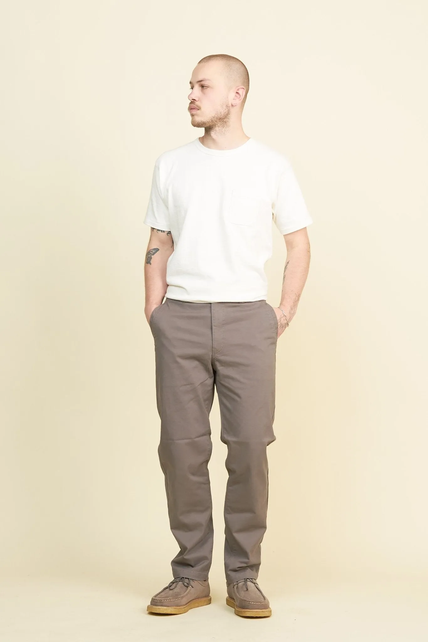 Rats Chino Pants Slim - Grey