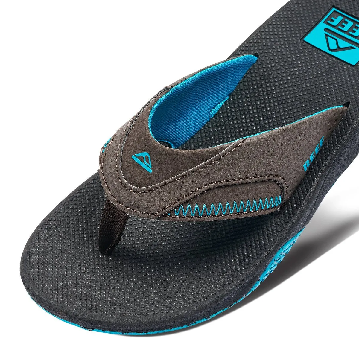 Reef Kids Fanning Black Brown Blue   