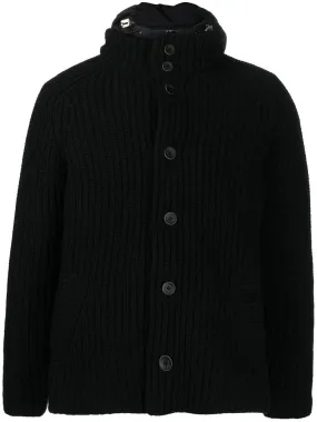 RIBBED BUTTON UP JACKET