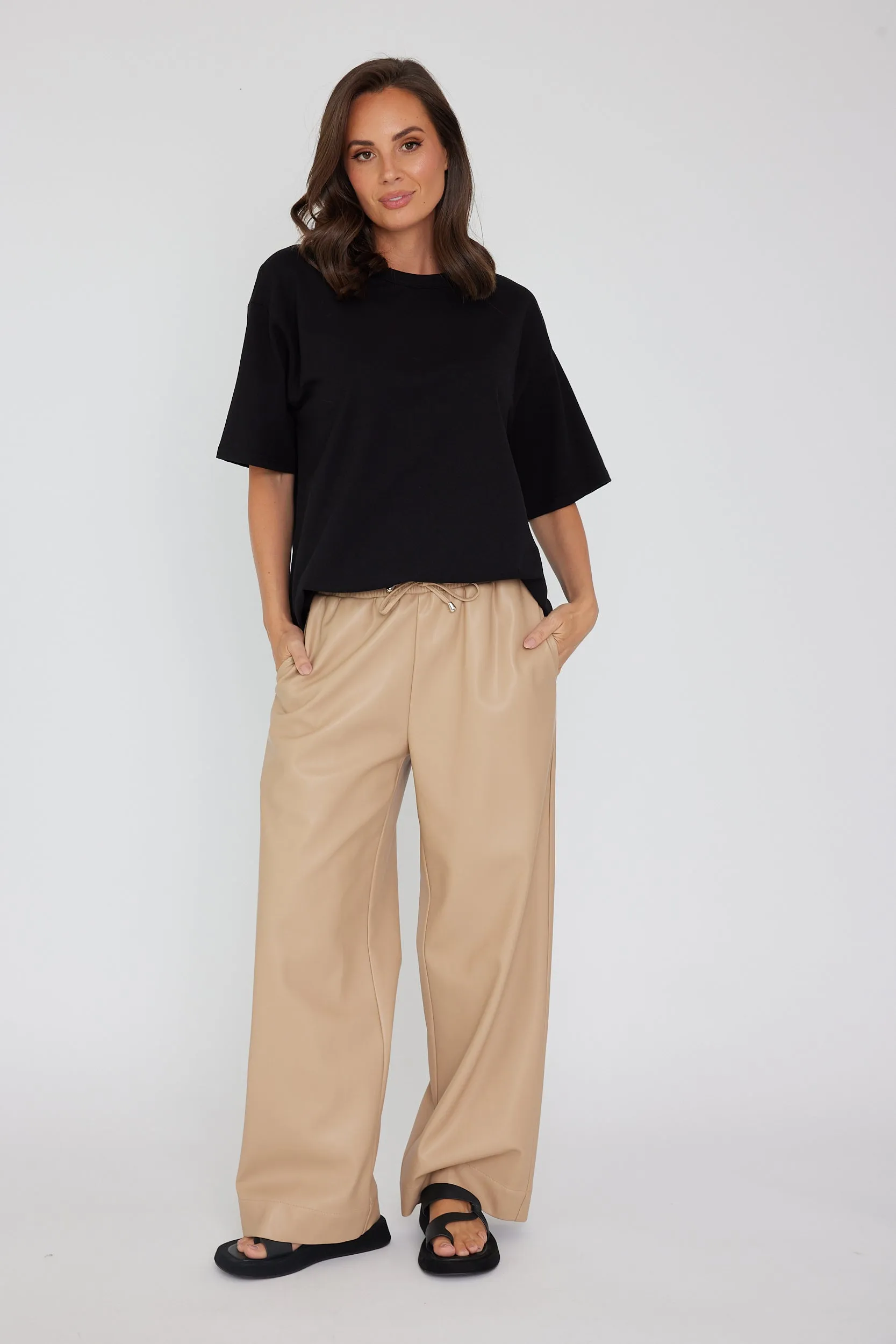 ROLLO Vegan Pants Beige