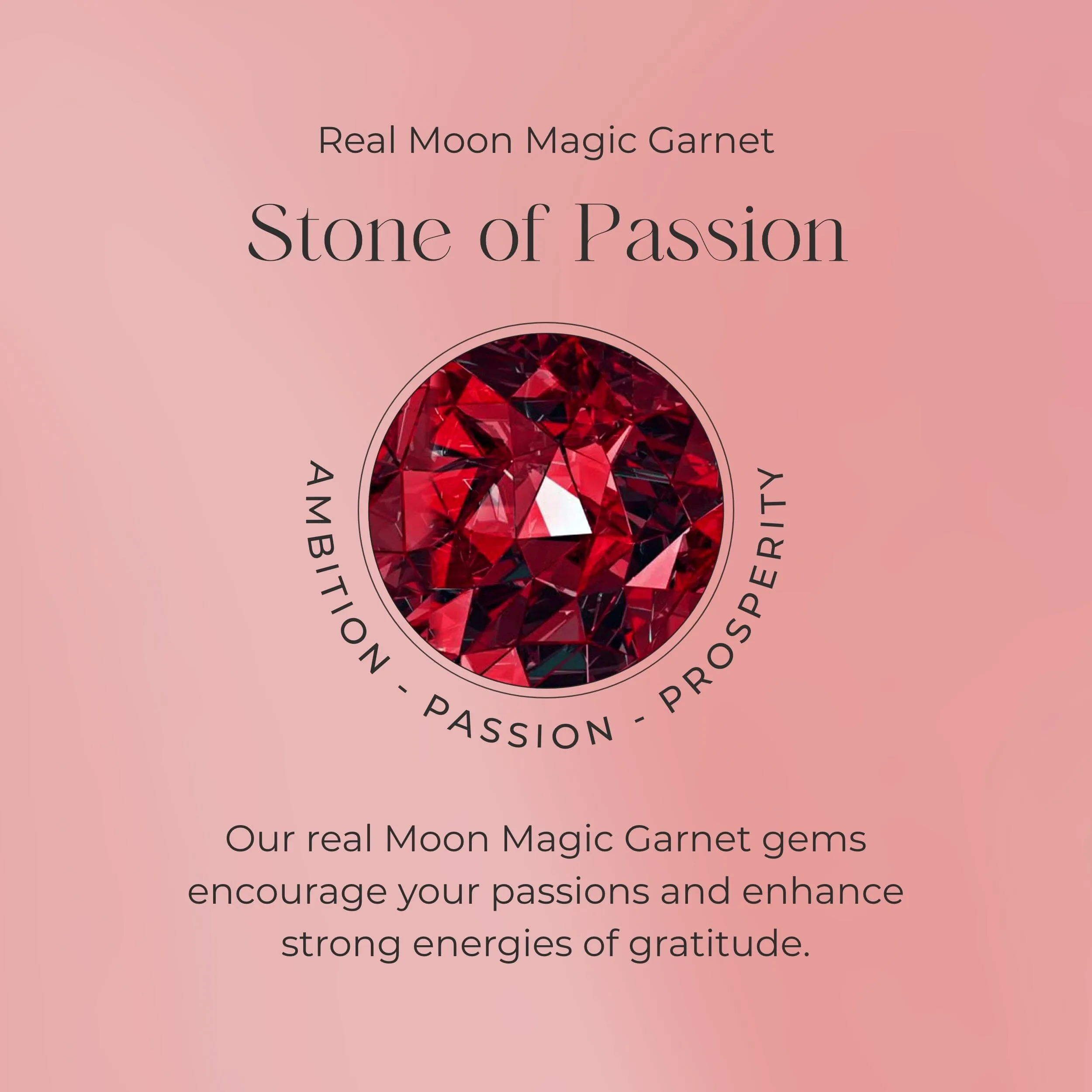 Ruby Garnet Necklace - Orion