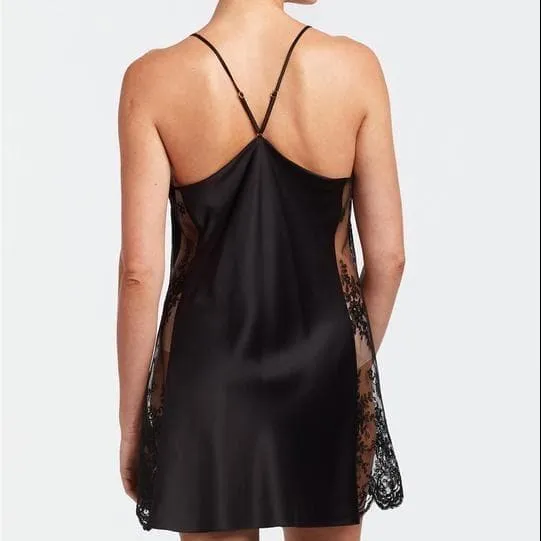 Rya Collection Darling Short Chemise 207 in Black