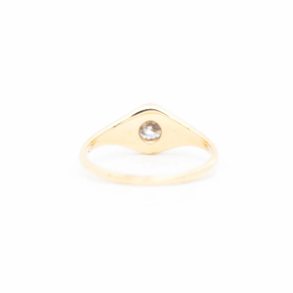 Salt and Pepper Diamond Billie Ring