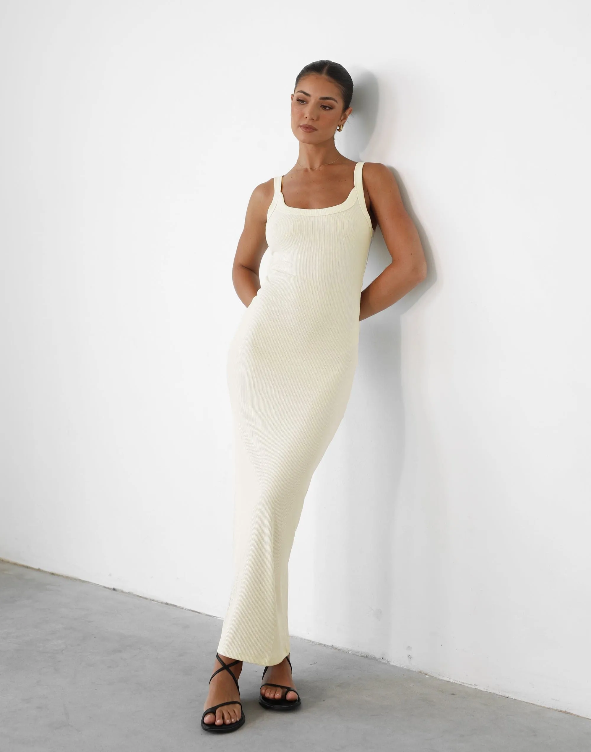 Skyler Maxi Dress (Off White)