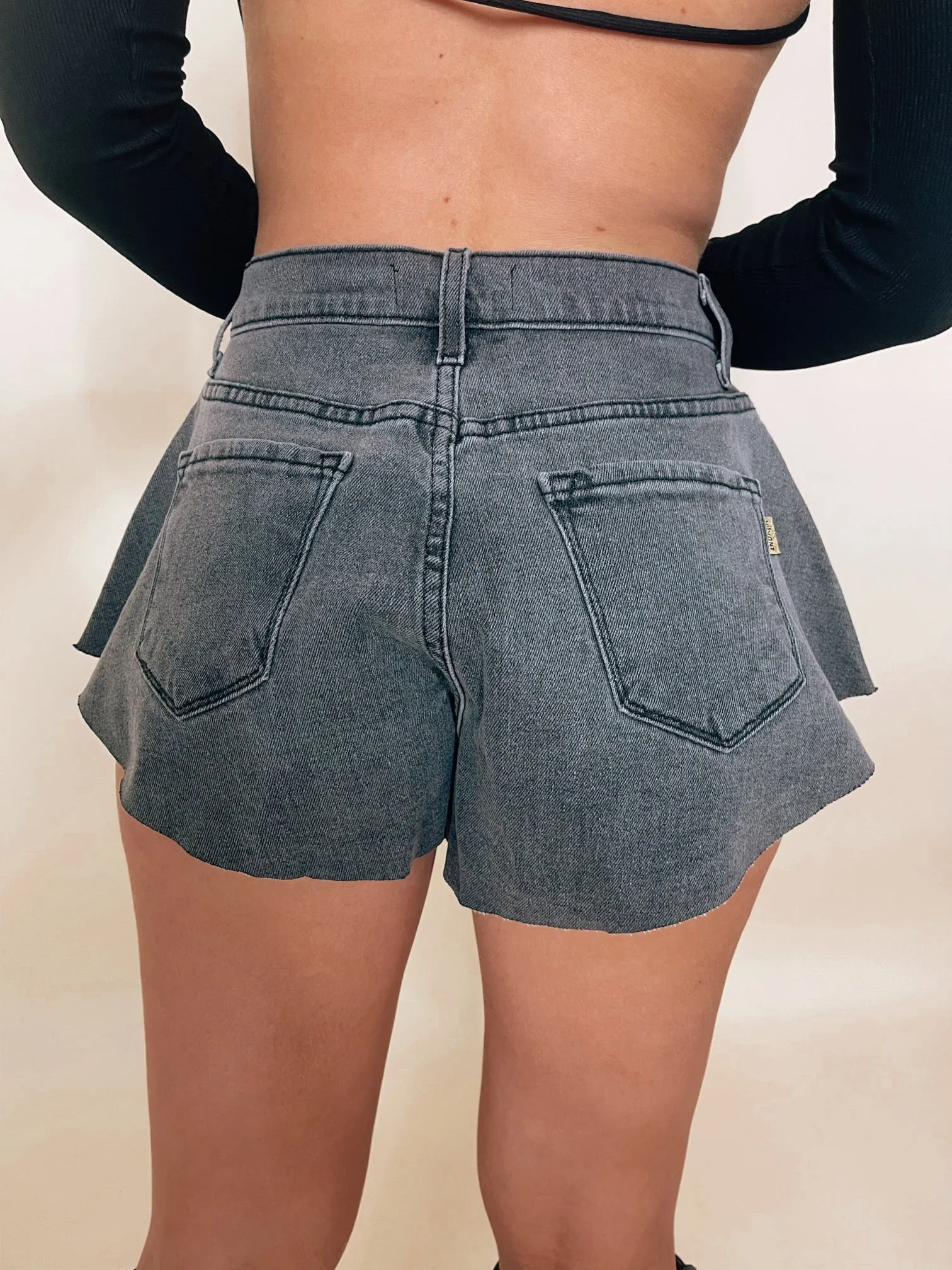 Stay Afloat Denim Shorts