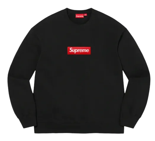 Supreme Box Logo Crewneck (FW22) Black