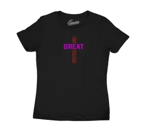 Womens - Black Gloss 7 Greatness Cross Shirt