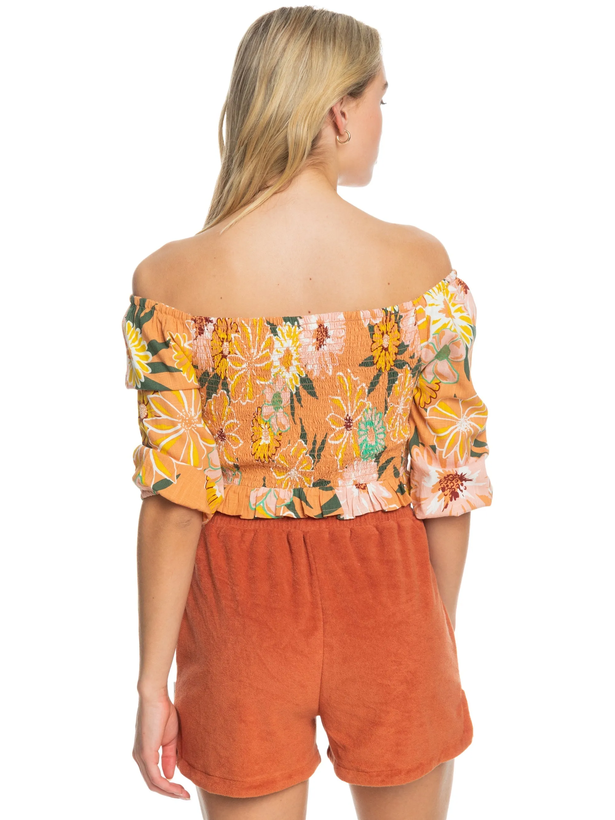 Womens Like The Sun Again Off The Shoulder Top